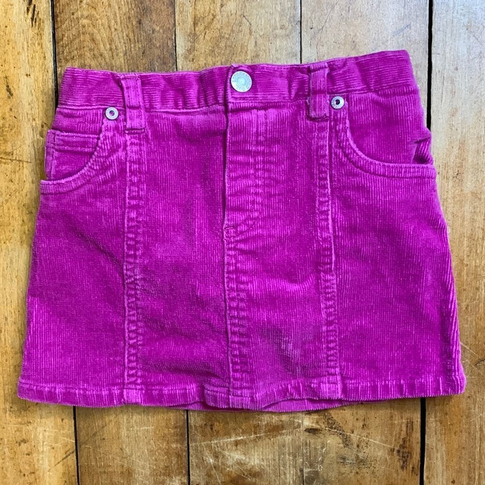 Childrens place skirt 18 months corduroy fuschia purple spring cotton Valentines
